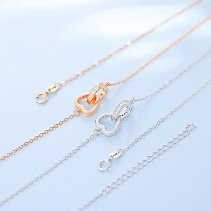 Interlocking Hearts Necklace