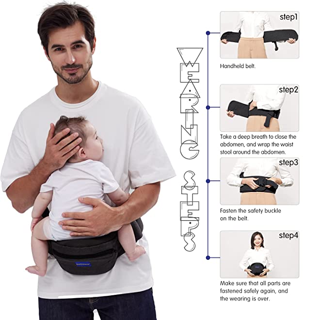 Ergonomiskt barn 3-36 månader Fanny Pack