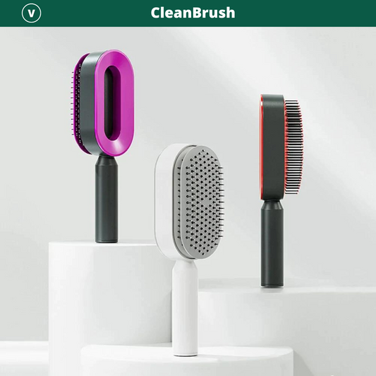 CleanBrush - Självrengörande Hårborste