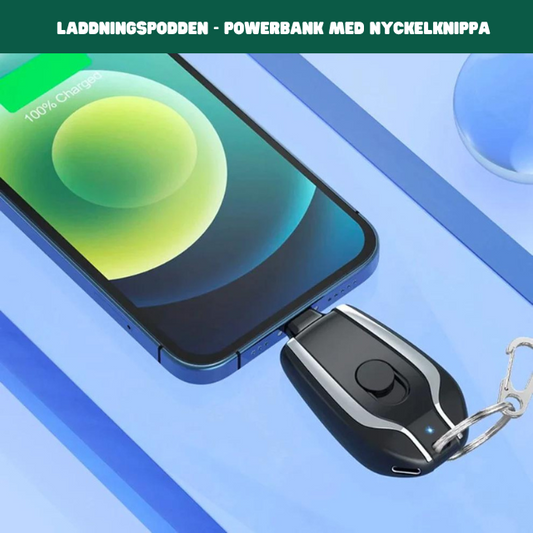 LaddningsPodden™- Powerbank med nyckelknippa