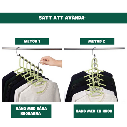 Multi Hanger™ - Platsbesparande Hängare