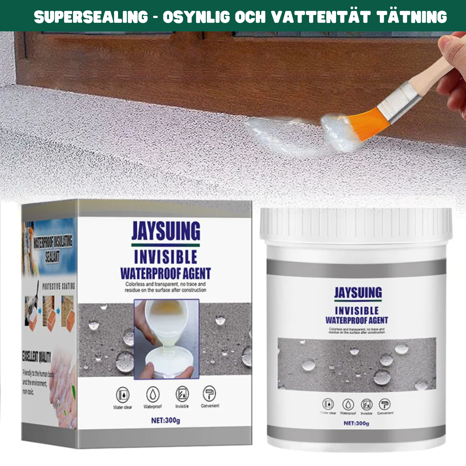 SuperSealing™ - Osynlig Och Vattentät Tätning