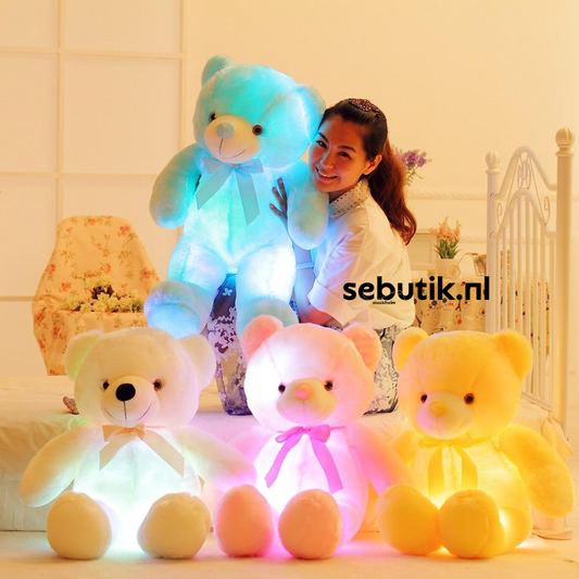 Sebutik™ GlowTeddy Ljus upp LED teddybjörn