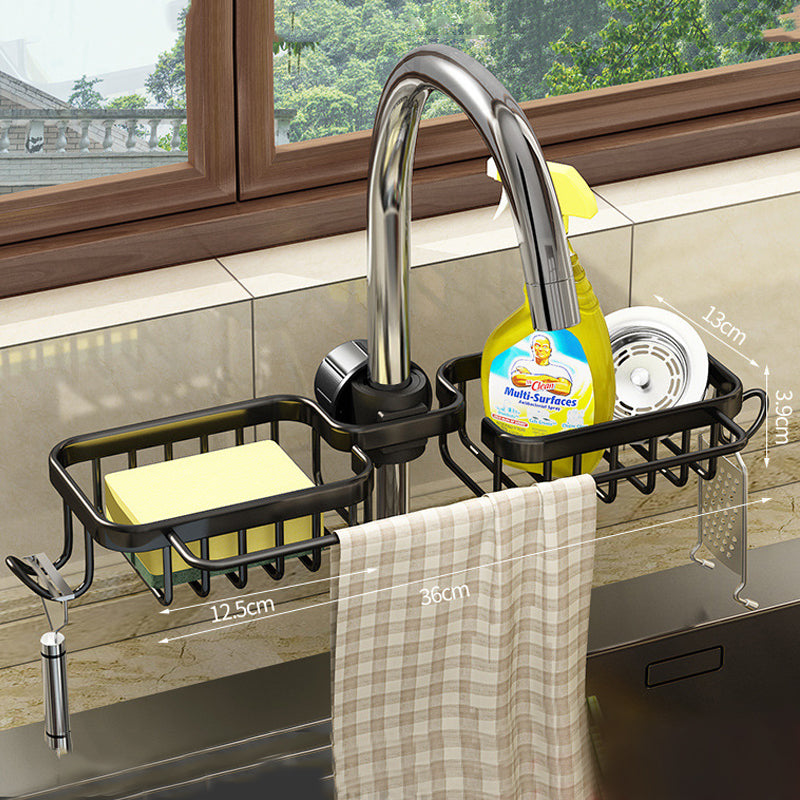 Rostskyddad Space Aluminium Faucet Rack- Köp 2 gratis frakt