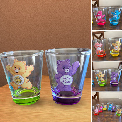 Swear Bears snapsglas, 6 stycken