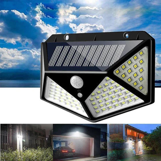 Solar Wall Light™ - Utomhus solcellslampa 100 LED