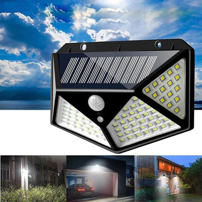 Solar Wall Light™ - Utomhus solcellslampa 100 LED