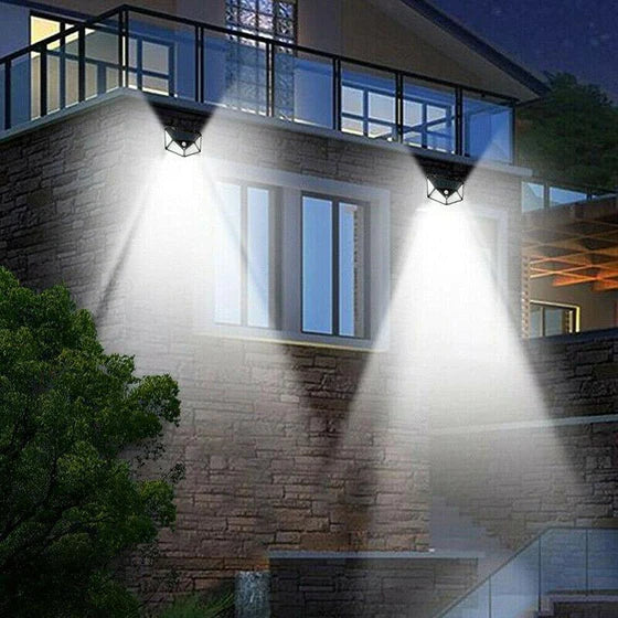 Solar Wall Light™ - Utomhus solcellslampa 100 LED